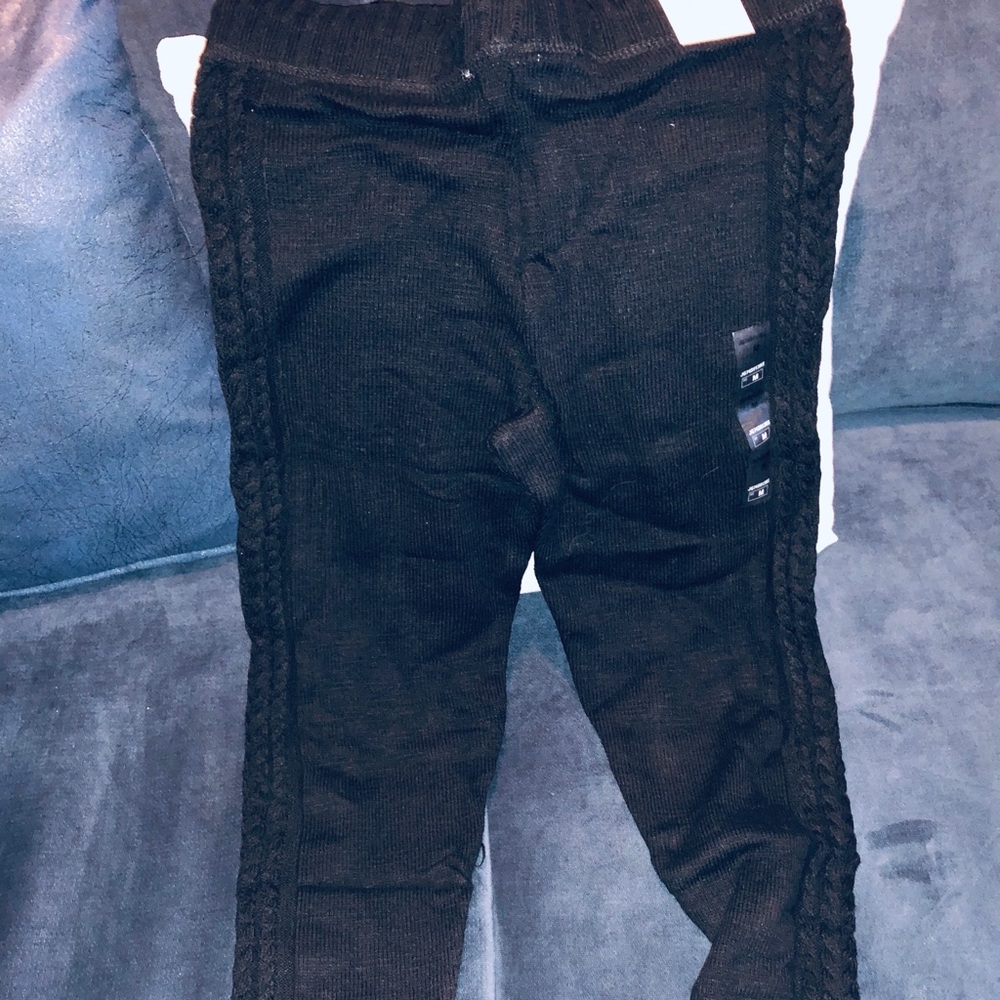 Drawstring Sweater Leggings - Picture 2 of 3